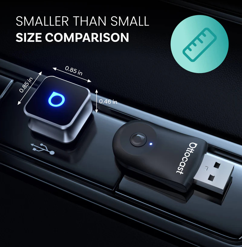 Ottocast Mini Cube Wireless CarPlay/Android Auto Adapter - Image 11