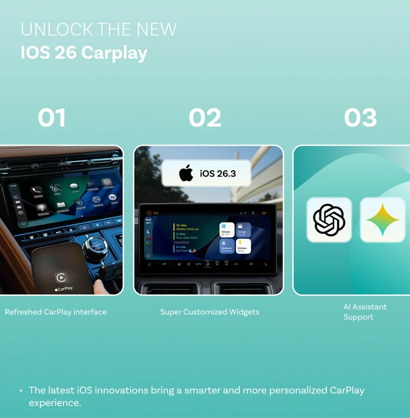 Ottocast Mini Cube Wireless CarPlay/Android Auto Adapter - Image 15